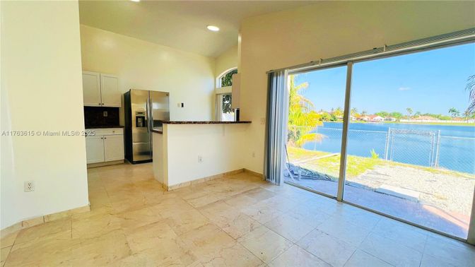 Interior, Kitchen, Recessed Lighting, Stainless Steel Appliances, Water