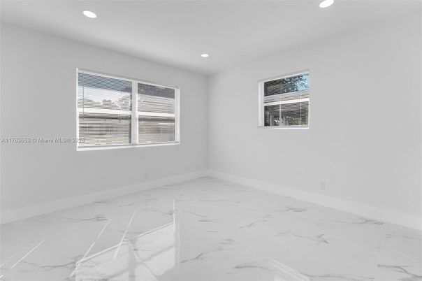 Empty room, Interior, Marble, Recessed Lighting