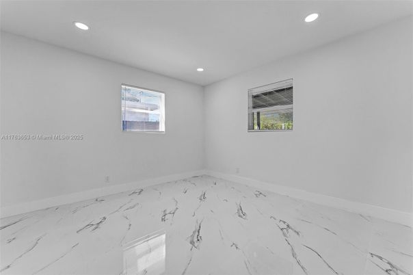 Empty room, Interior, Marble, Recessed Lighting