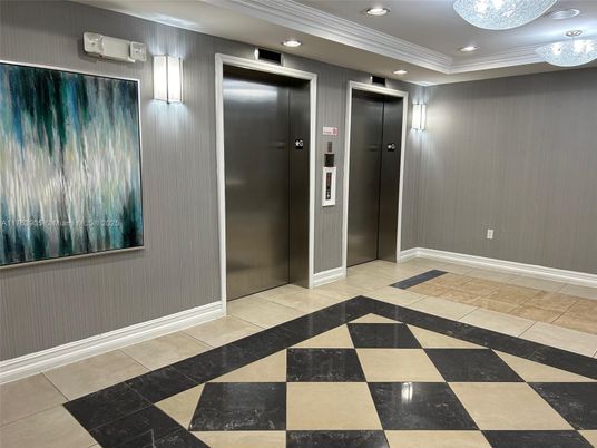 Elevator, Interior, Recessed Lighting