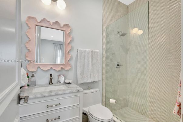 Bathroom, Glass Shower, Interior