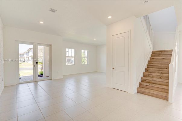 Empty room, Interior, Recessed Lighting