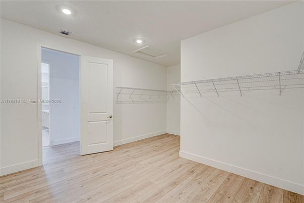 Interior, Recessed Lighting, Walk-in Closets, Wood Texture Flooring