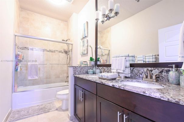 Bathroom, Dual Sink Vanities, Glass Shower, Interior