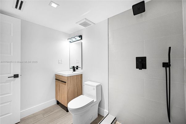 Bathroom, Interior, Wood Texture Flooring