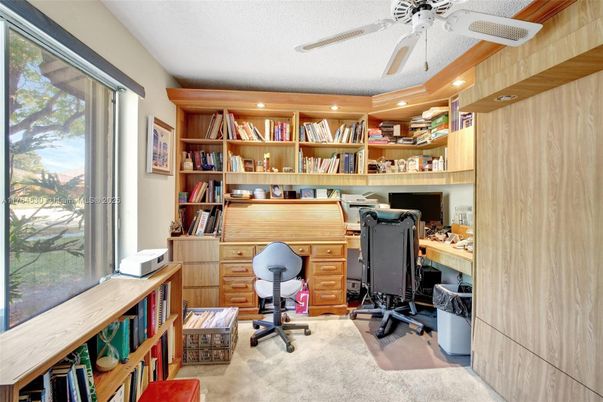 Home Office, Interior, Recessed Lighting