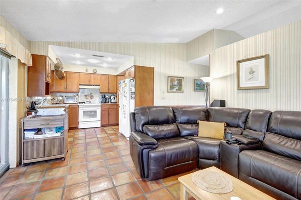Interior, Kitchen, Living room, Recessed Lighting