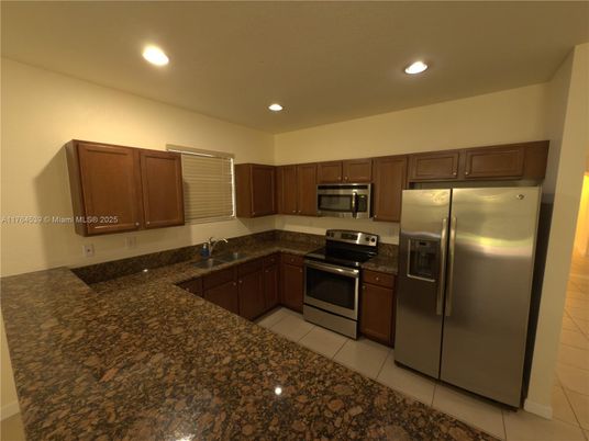 Interior, Kitchen, Recessed Lighting, Stainless Steel Appliances