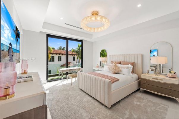 Bedroom, Chandelier, Home Office, Interior, Recessed Lighting