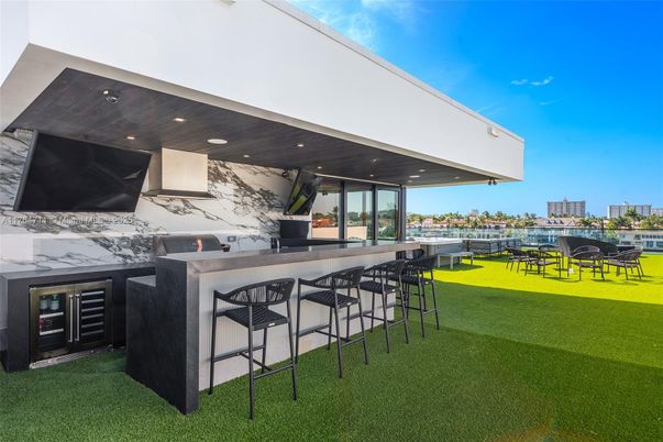 Backyard, Exterior, Marble Walls