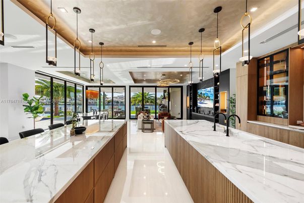 Interior, Kitchen, Pendant Lights, Recessed Lighting