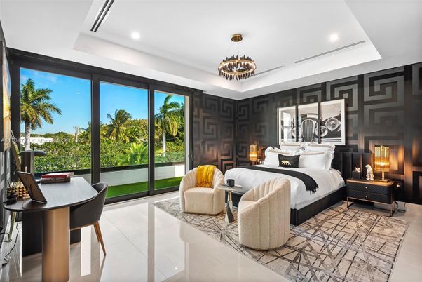 Bedroom, Chandelier, Interior, Recessed Lighting