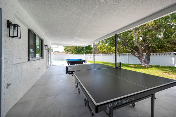 Exterior, Game Room