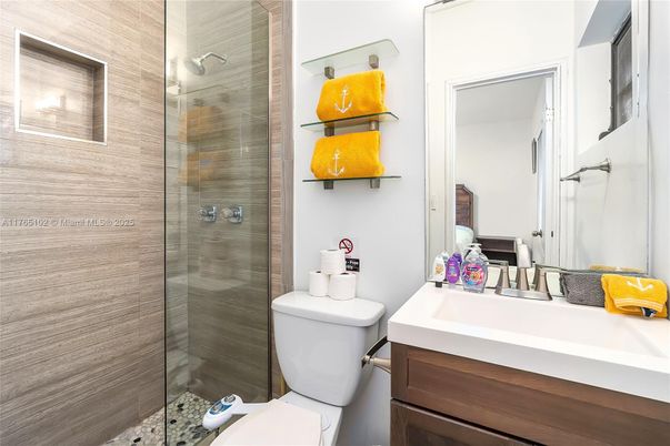 Bathroom, Glass Shower, Interior