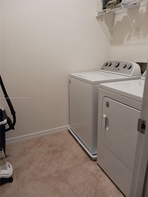 Interior, Washer