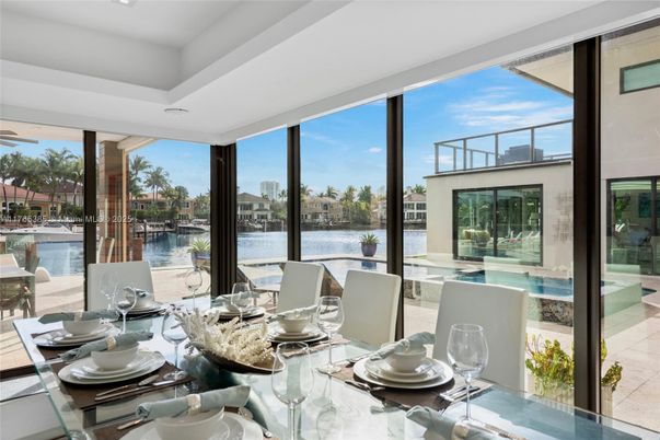Dining room, Interior, Water