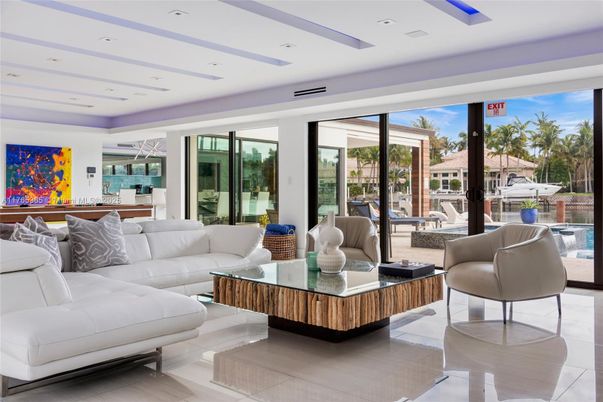 Interior, Living room, Recessed Lighting