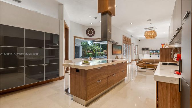 Chandelier, Interior, Kitchen, Recessed Lighting