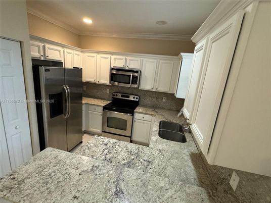 Interior, Kitchen, Recessed Lighting, Stainless Steel Appliances