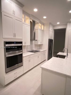 Interior, Kitchen, Recessed Lighting, Stainless Steel Appliances