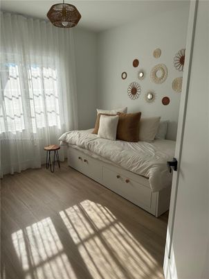 Bedroom, Interior, Wood Texture Flooring