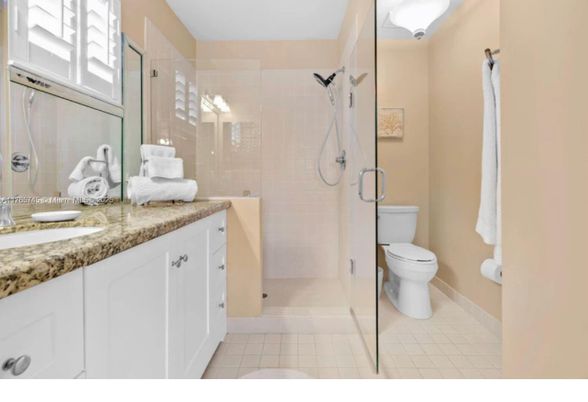 Bathroom, Glass Shower, Interior