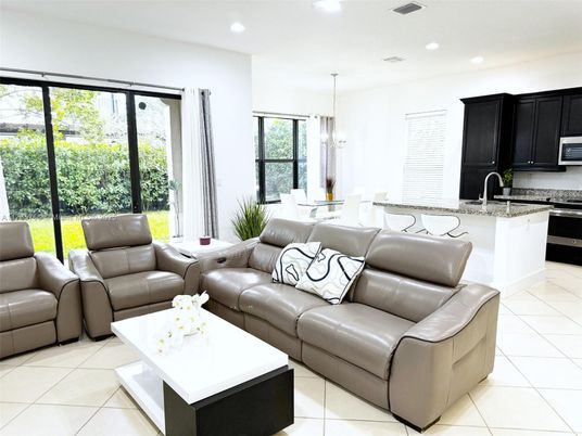 Dining room, Interior, Kitchen, Living room, Pendant Lights, Recessed Lighting