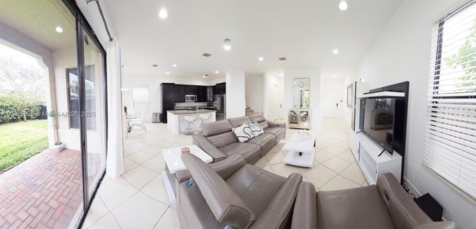 Interior, Kitchen, Living room, Recessed Lighting