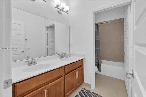 Bathroom, Dual Sink Vanities, Glass Shower, Interior