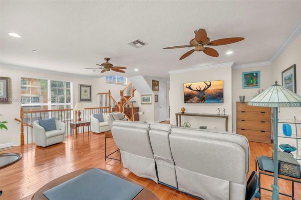 Home Theatre Room, Interior, Living room, Recessed Lighting, Wood Texture Flooring