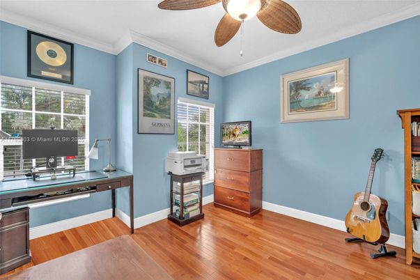 Home Office, Interior, Wood Texture Flooring