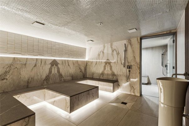 Bathroom, Free Standing Baths, Interior, Marble Walls