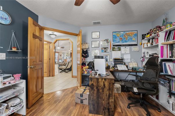 Home Office, Interior, Wood Texture Flooring