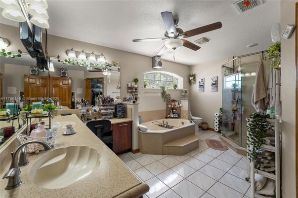 Bathroom, Dual Sink Vanities, Glass Shower, Interior