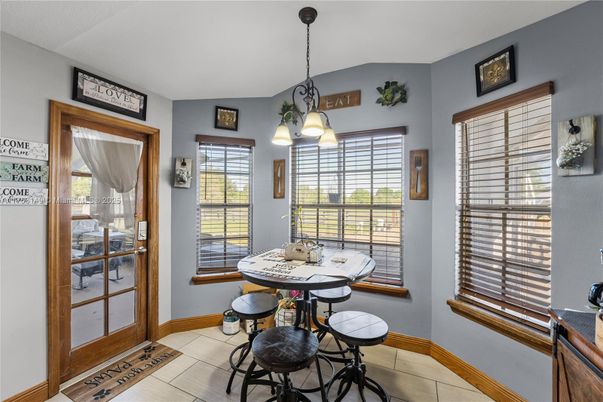 Dining room, Interior, Pendant Lights