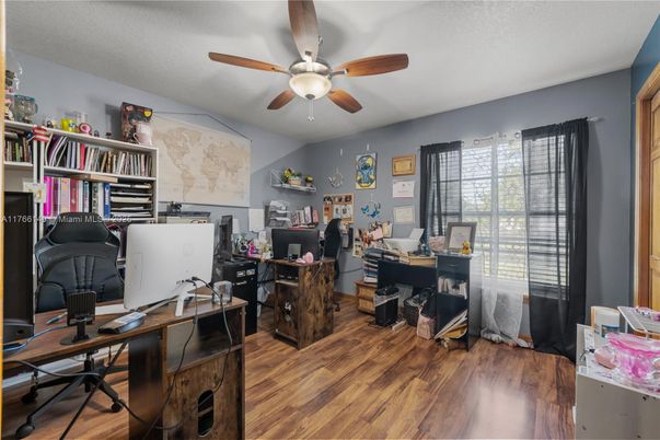 Home Office, Interior, Wood Texture Flooring