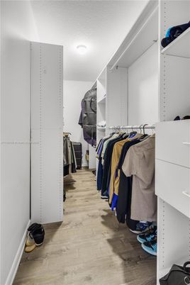 Interior, Walk-in Closets, Wood Texture Flooring