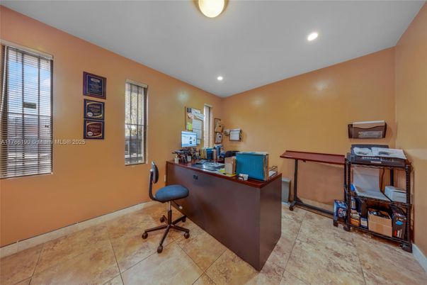 Home Office, Interior, Recessed Lighting