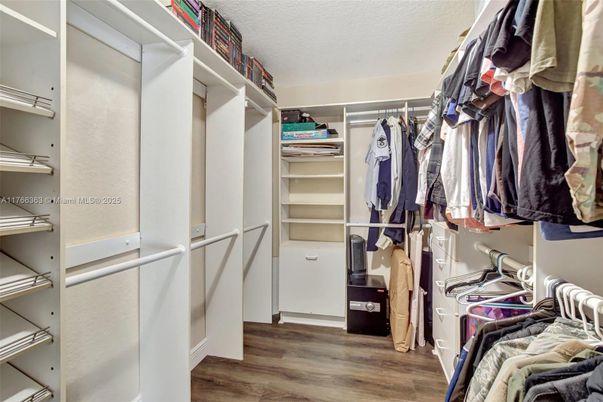 Interior, Walk-in Closets, Wood Texture Flooring