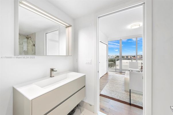 Bathroom, Interior, Wood Texture Flooring