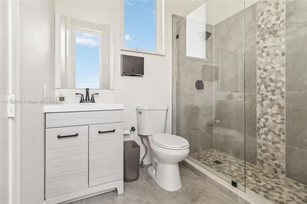 Bathroom, Glass Shower, Interior