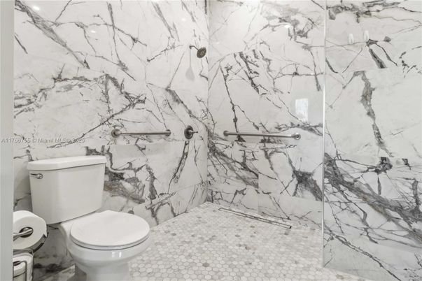 Bathroom, Interior, Marble Walls