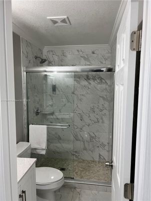 Bathroom, Glass Shower, Interior, Marble, Marble Walls