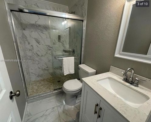 Bathroom, Glass Shower, Interior, Marble, Marble Walls