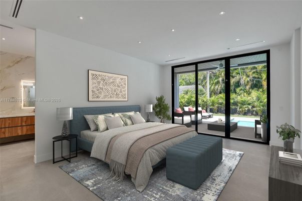 Bedroom, Interior, Recessed Lighting