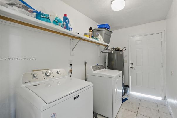 Interior, Washer