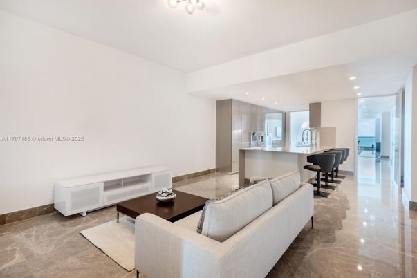 Interior, Kitchen, Living room, Recessed Lighting