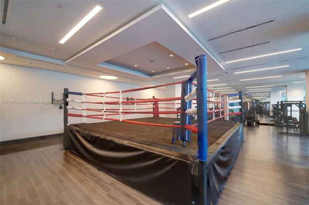 Fitness Equipment, Gym, Interior, Recessed Lighting