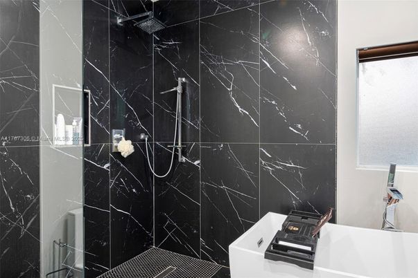 Bathroom, Interior, Marble Walls