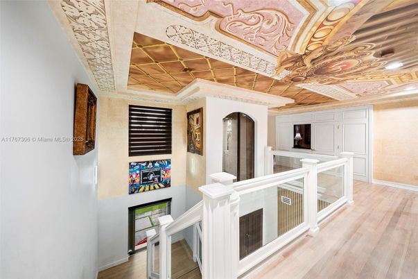 Fireplace, Interior, Recessed Lighting, Wooden Ceilings, Wood Texture Flooring